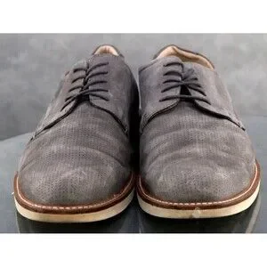 ECCO Men\'s Dress Shoes Size EU 47 US 13-13.5 Perforated Leather Gray Ecco | Shoes | Ecco Mens Dress Shoes Size Eu 47 Us 3135  main image 3